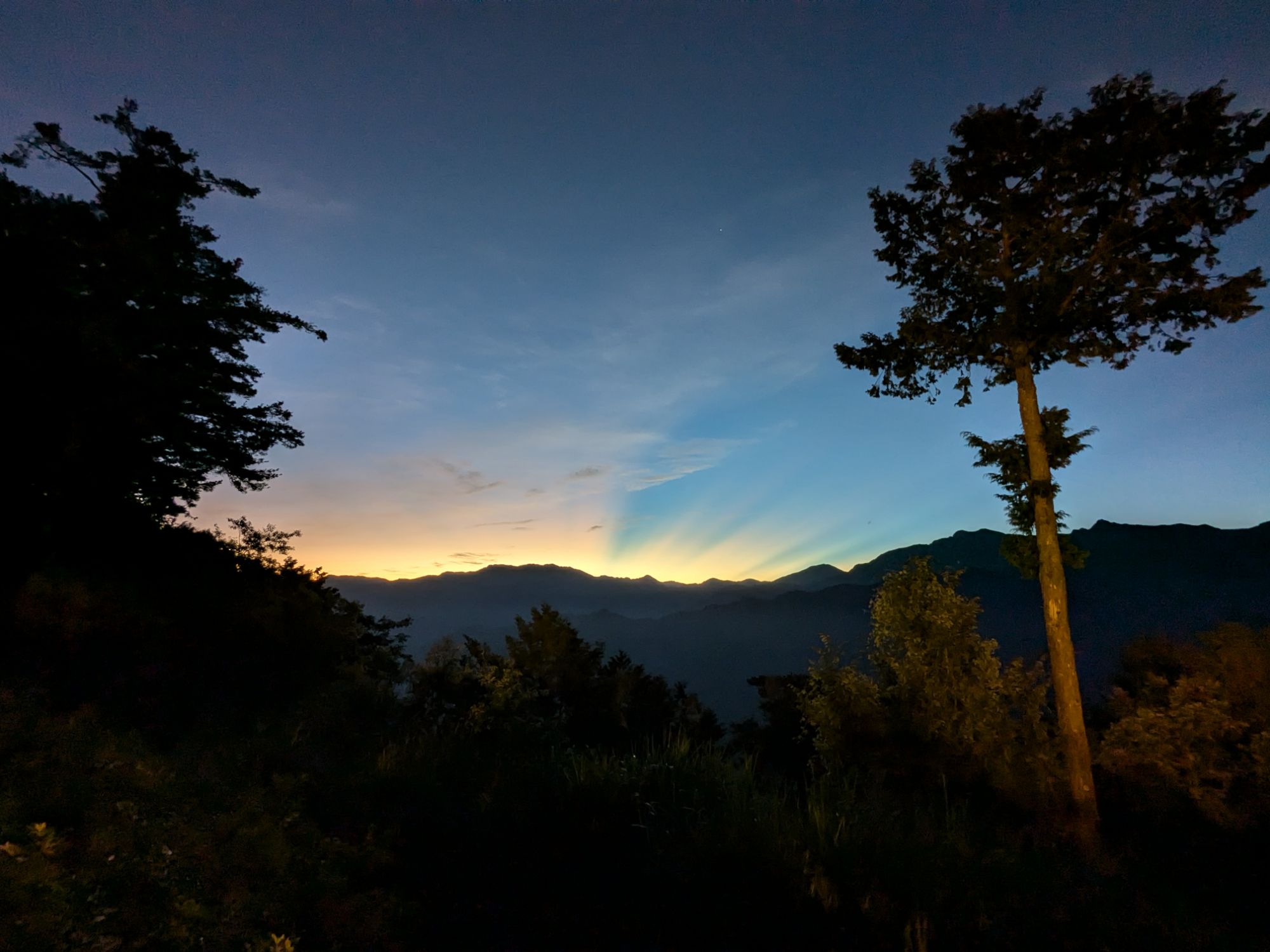 16.07. Sonnenaufgang in Alishan